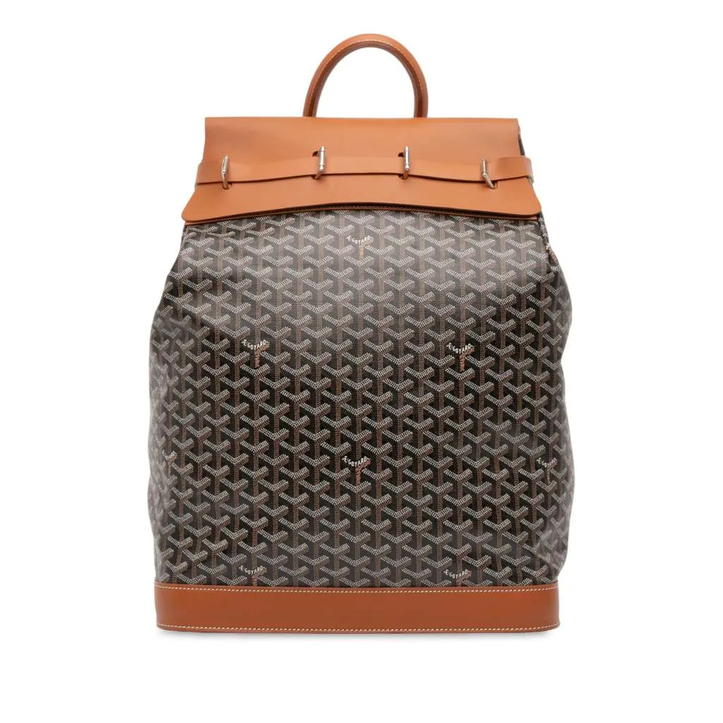 Goyard Goyardine Steamer PM Black Canvas Very good - Front View