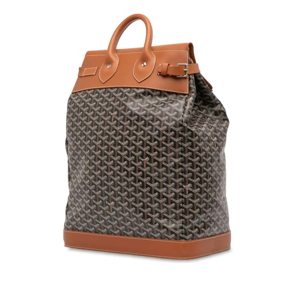 Goyard Goyardine Steamer PM Black Canvas Very good - Back View
