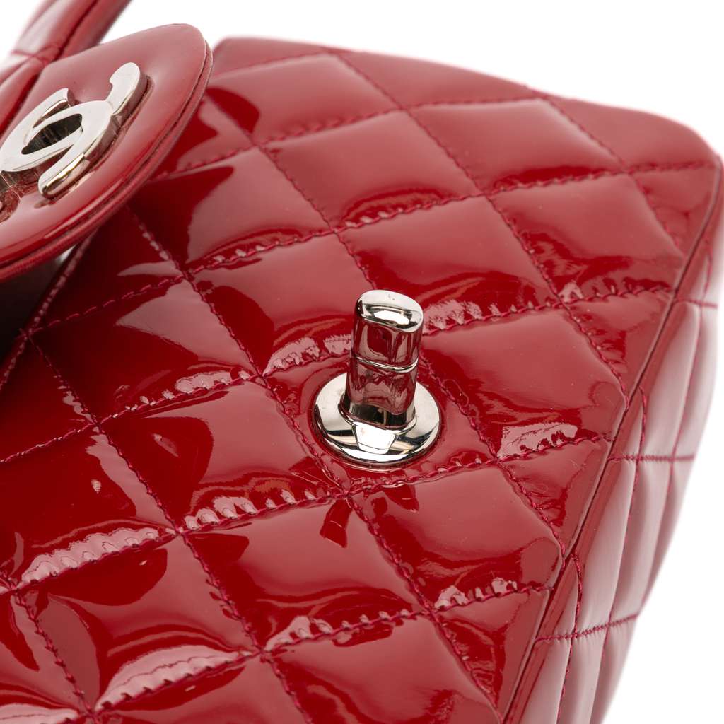 Chanel Extra Mini Rectangular Classic Patent Single Flap - Image 10