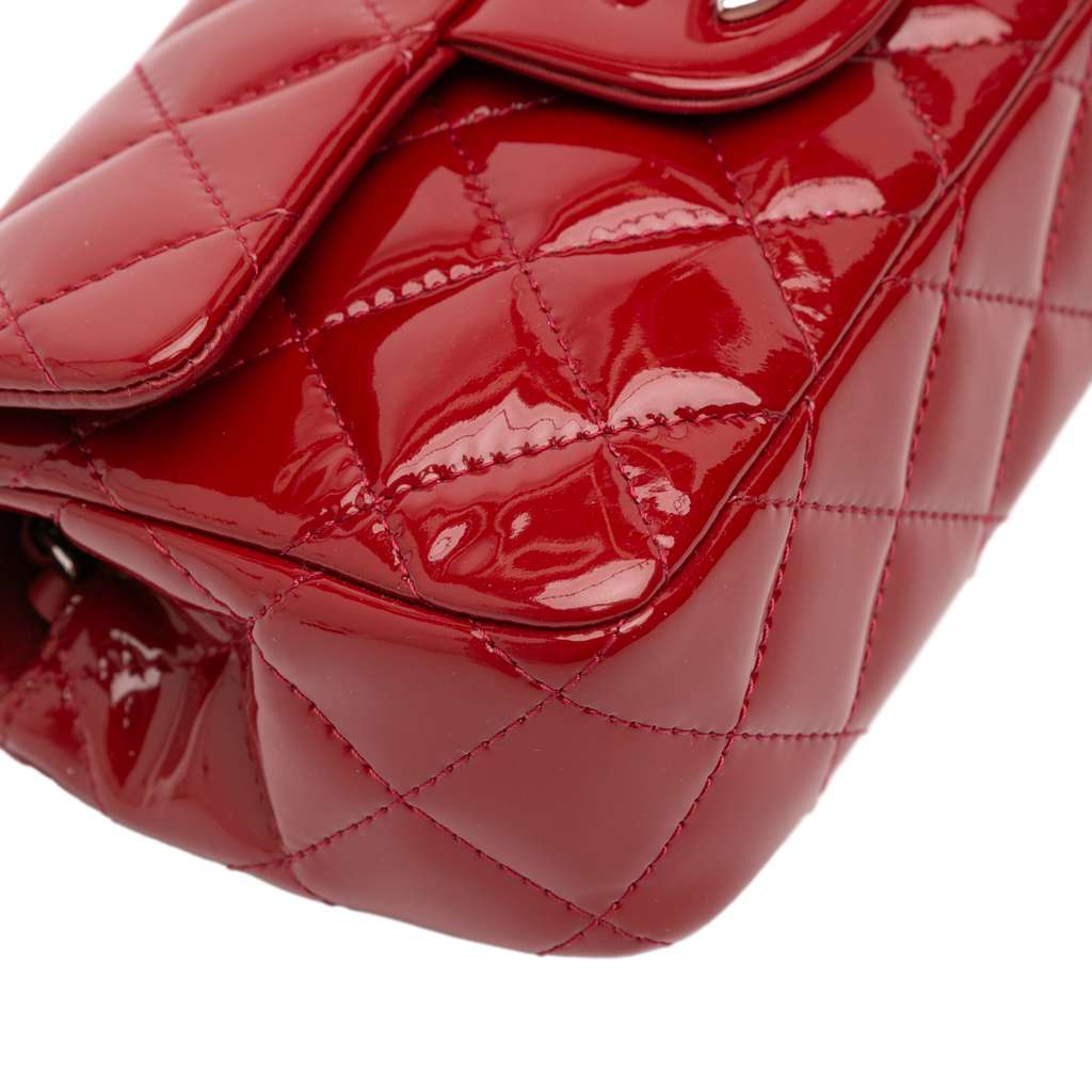 Chanel Extra Mini Rectangular Classic Patent Single Flap - Image 11