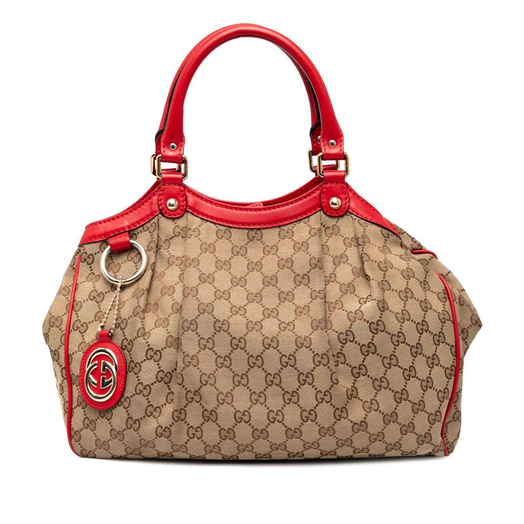 Gucci Medium GG Canvas Sukey Tote