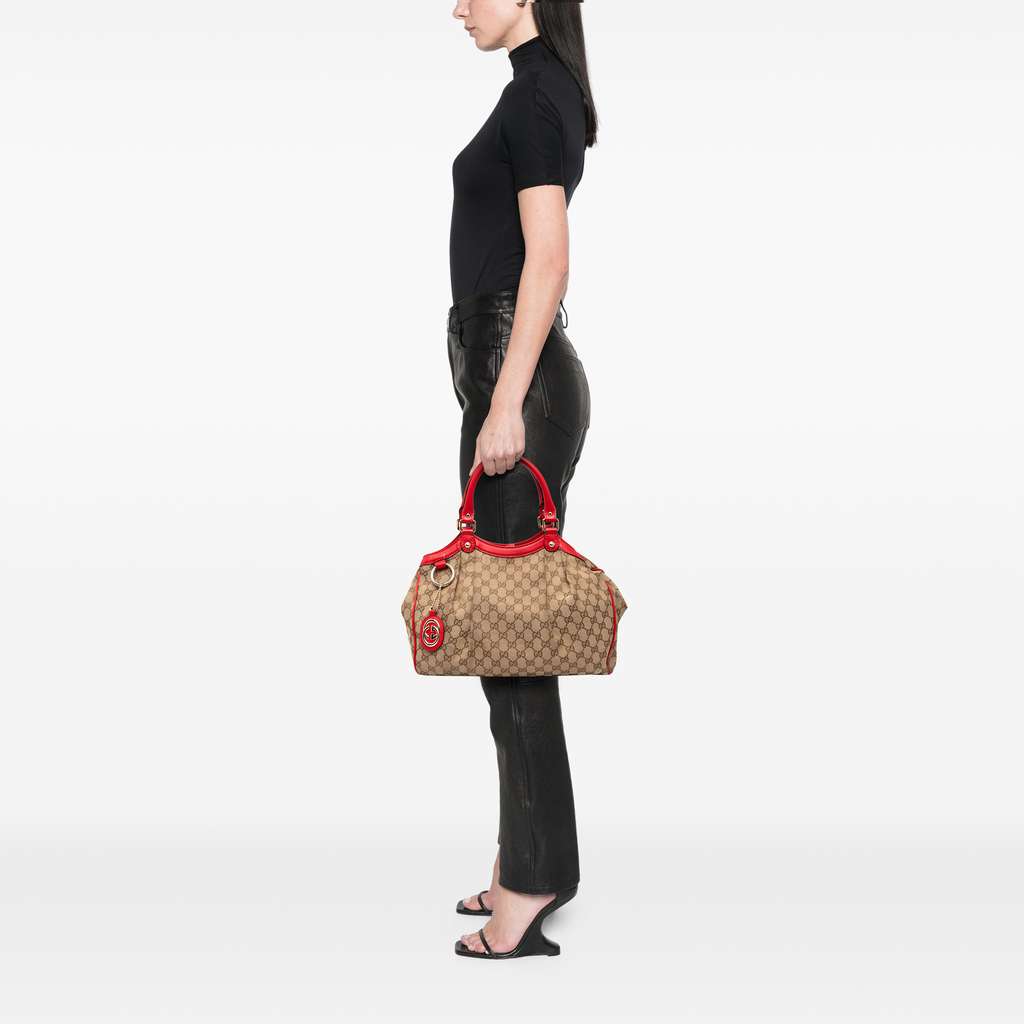Gucci Medium GG Canvas Sukey Tote - Image 11