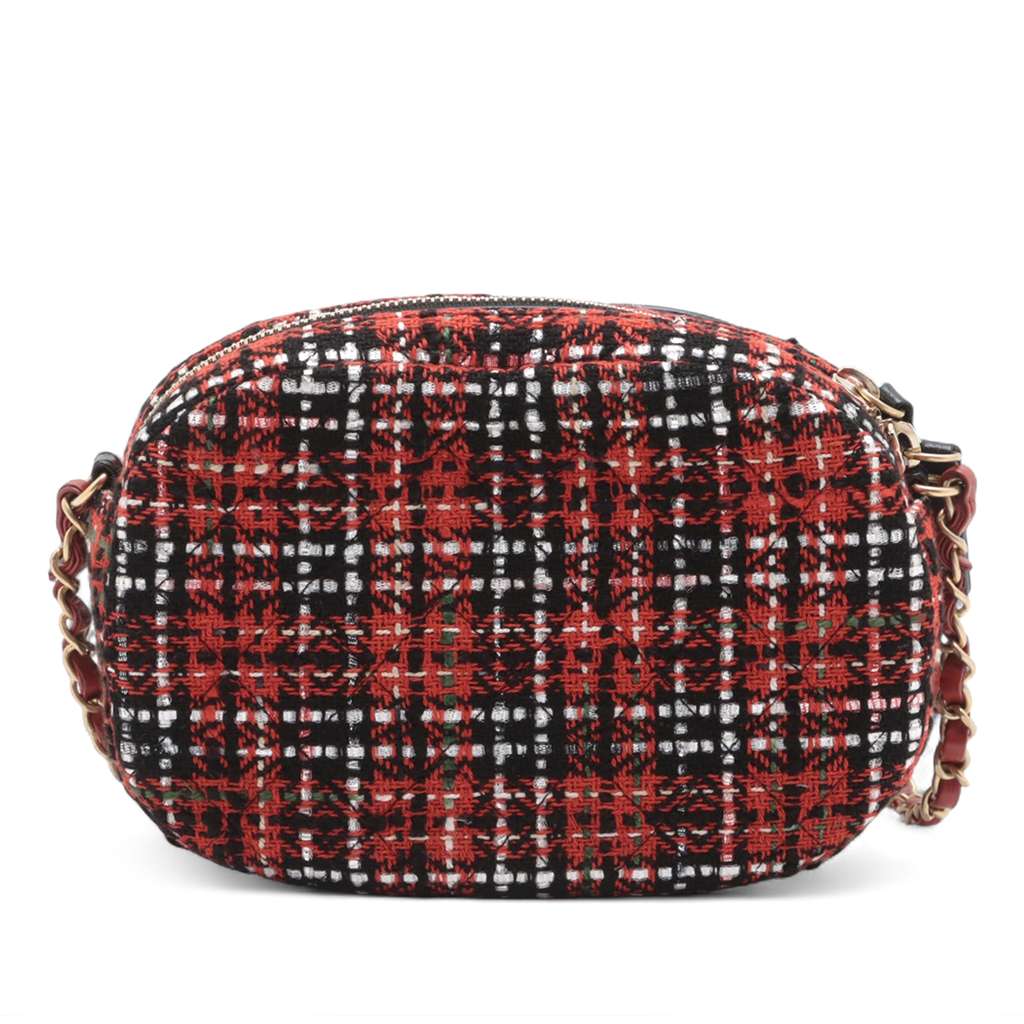 Chanel Tweed and Lambskin Coco Midnight Camera Bag - 2