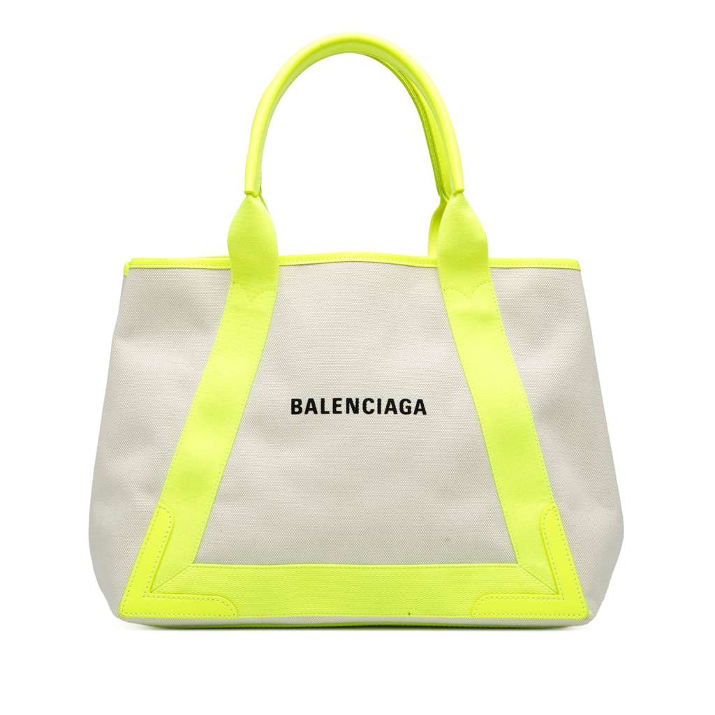 Balenciaga Canvas Navy Cabas M Tote