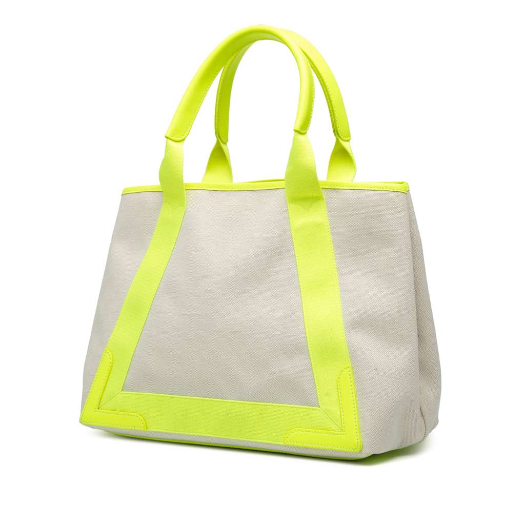 Balenciaga Canvas Navy Cabas M Tote - Back view