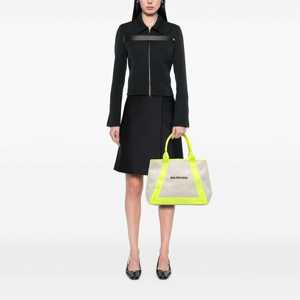 Balenciaga Canvas Navy Cabas M Tote - Detail 2