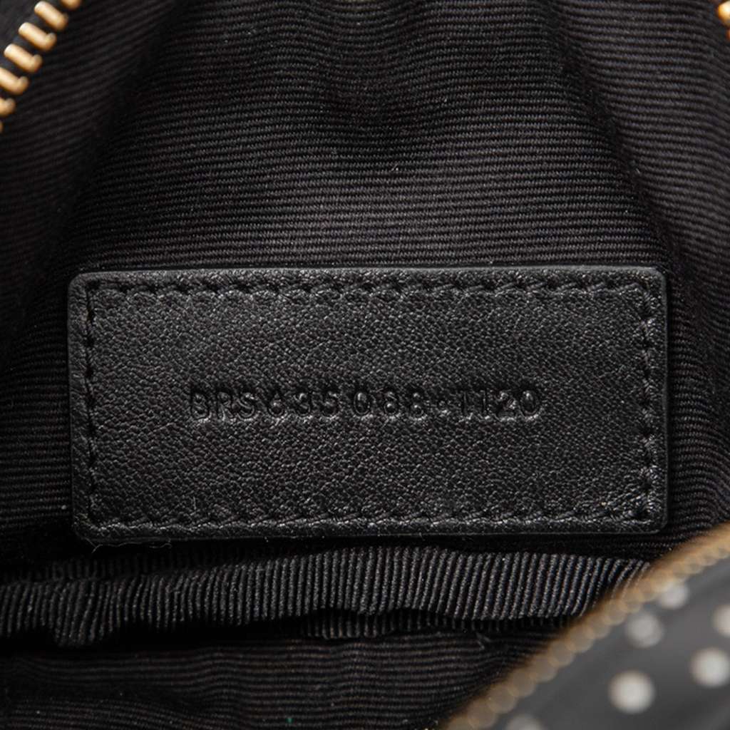 Saint Laurent Baby Quilted Chevron Calfskin Monogram Polka Dot Lou Camera Bag - Detail 1