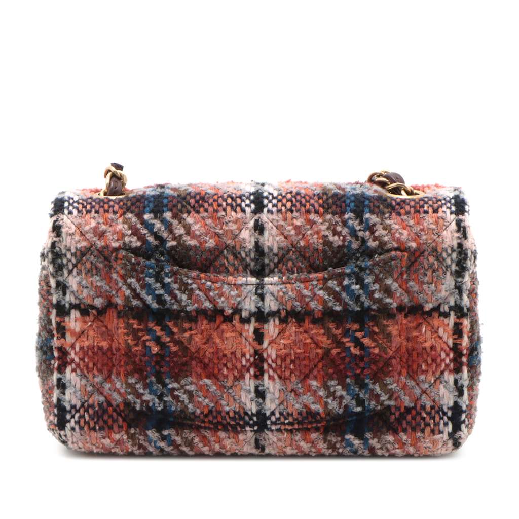 Chanel Mini Rectangular Classic Tweed Single Flap - 2