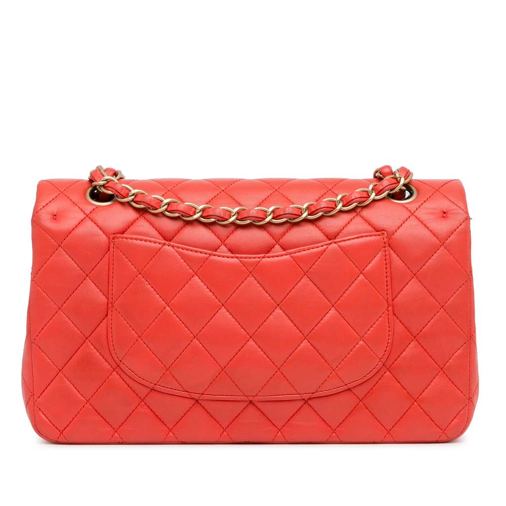 Chanel Medium Classic Lambskin Double Flap - Image 6