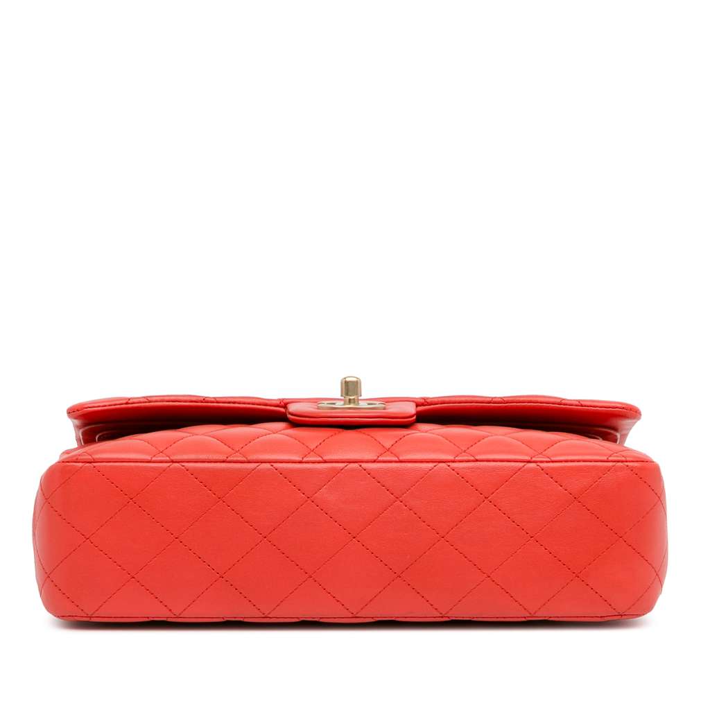 Chanel Medium Classic Lambskin Double Flap - 4