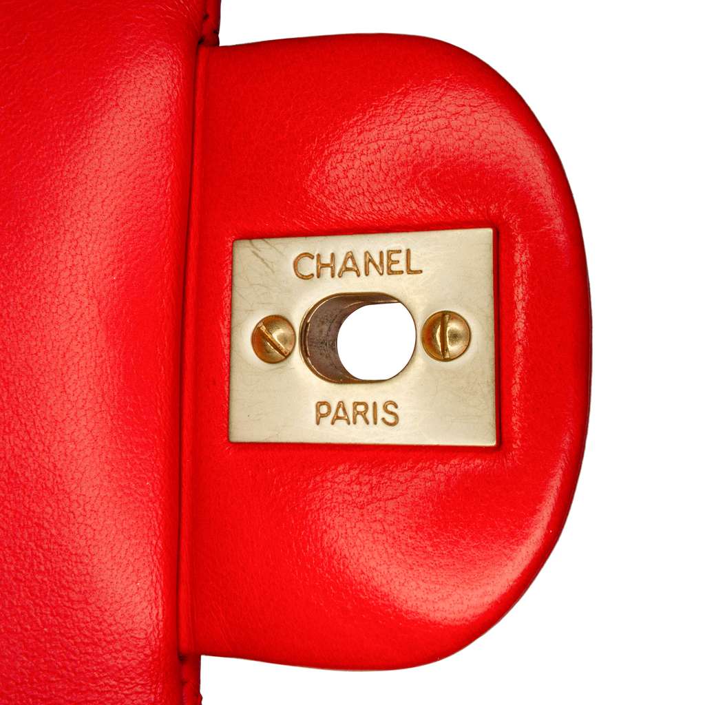 Chanel Medium Classic Lambskin Double Flap - Image 11