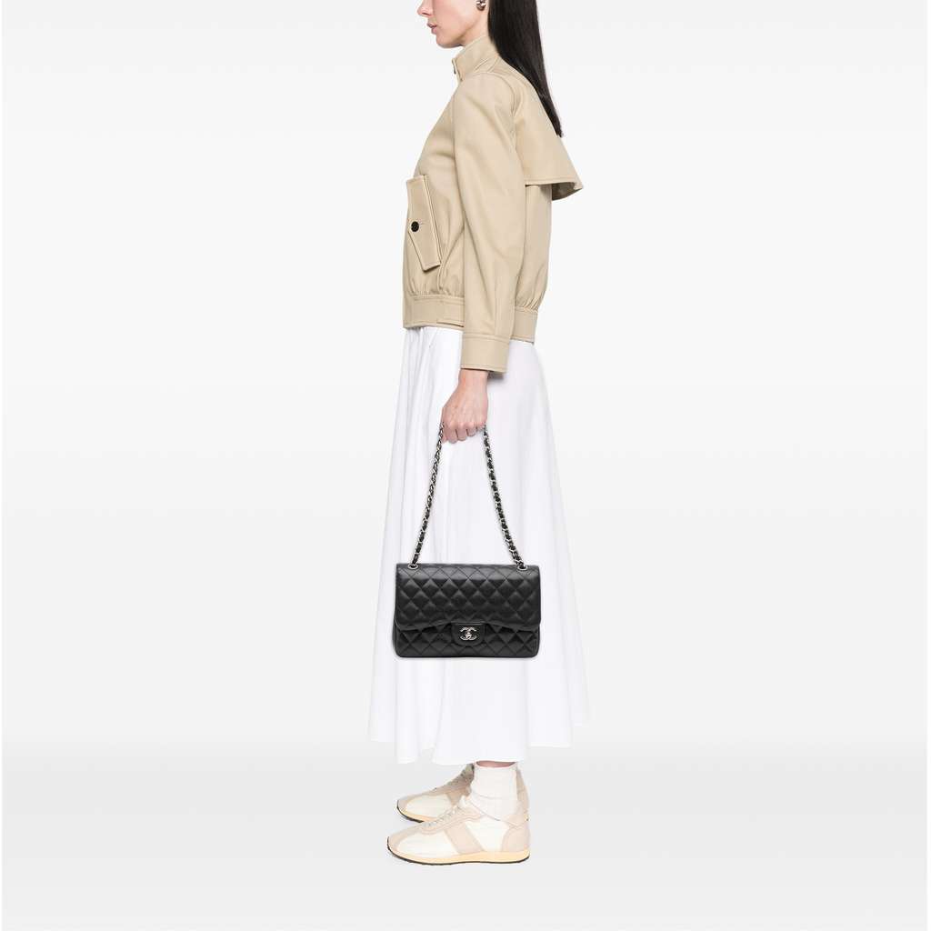 Chanel Jumbo Classic Caviar Double Flap - Image 13