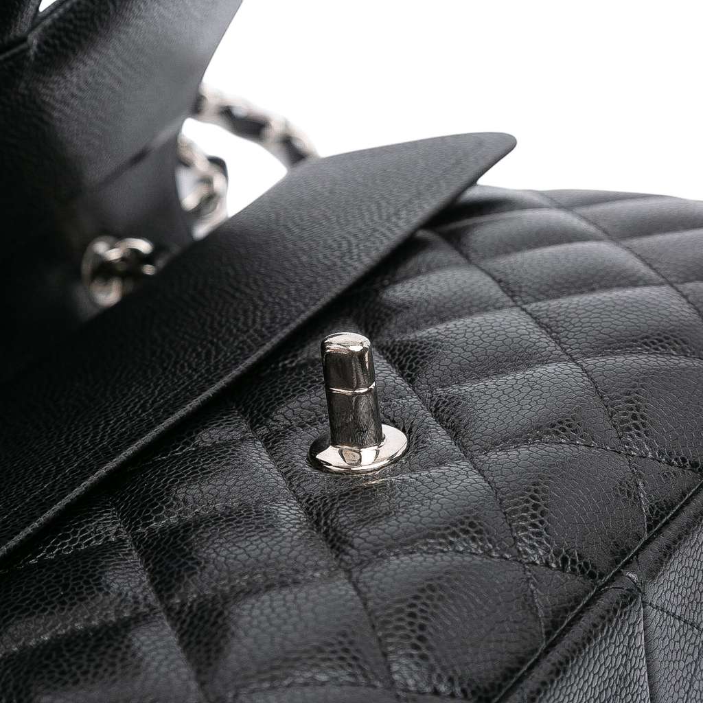 Chanel Jumbo Classic Caviar Double Flap - Image 12