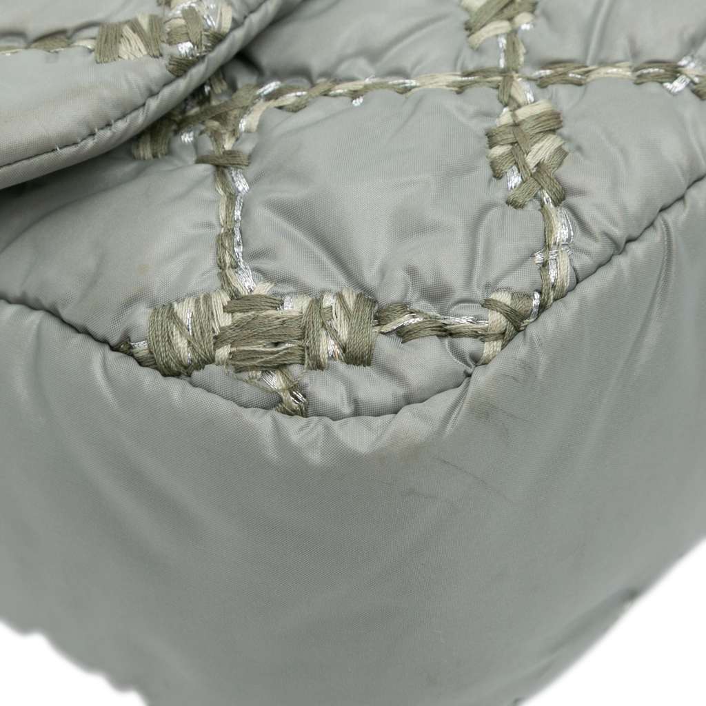 Chanel Paris-Byzance Nylon Tweed On Stitch Bubble Accordion Flap - Image 13