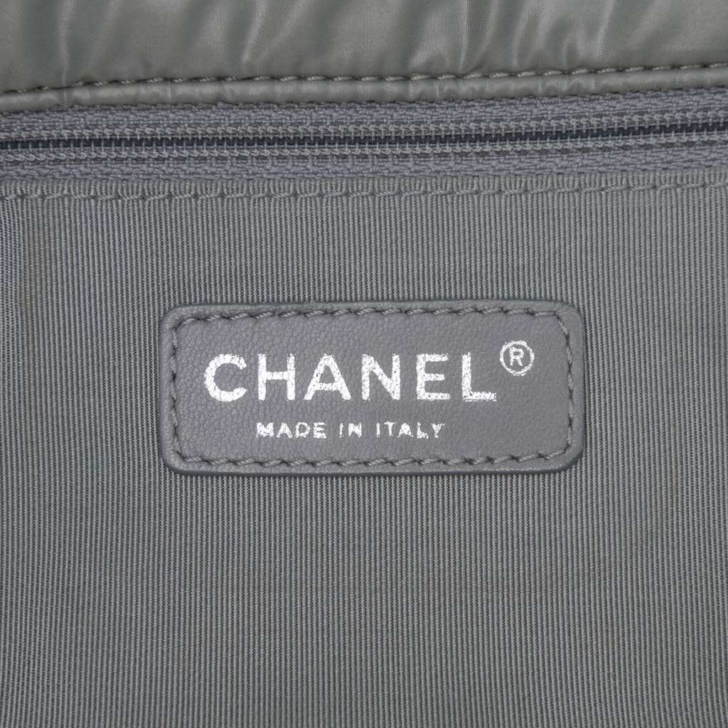 Chanel Paris-Byzance Nylon Tweed On Stitch Bubble Accordion Flap - Side view