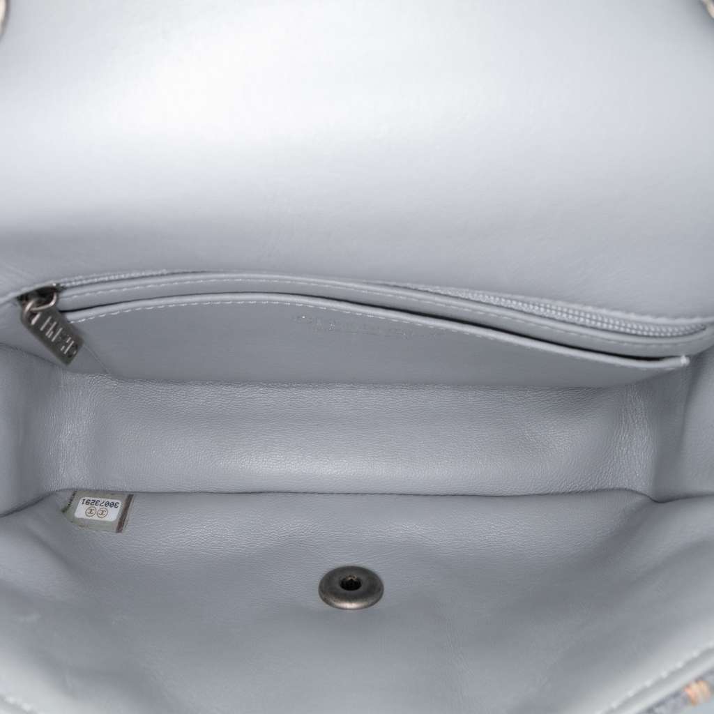 Chanel Mini Quilted Tweed River of Pearls Flap - 4