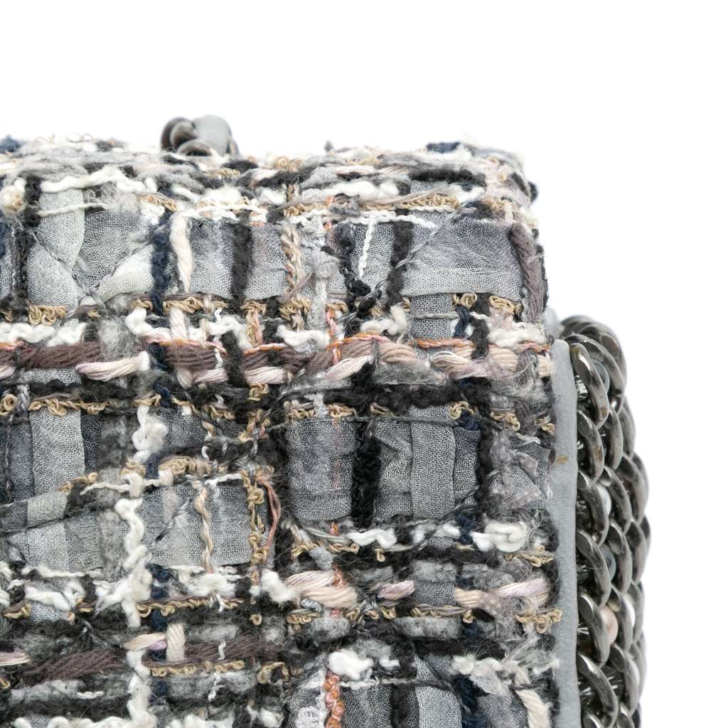 Chanel Mini Quilted Tweed River of Pearls Flap - Image 12