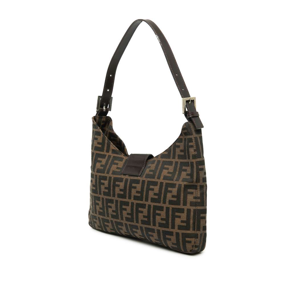 Fendi Zucca Canvas Shoulder Bag - 2
