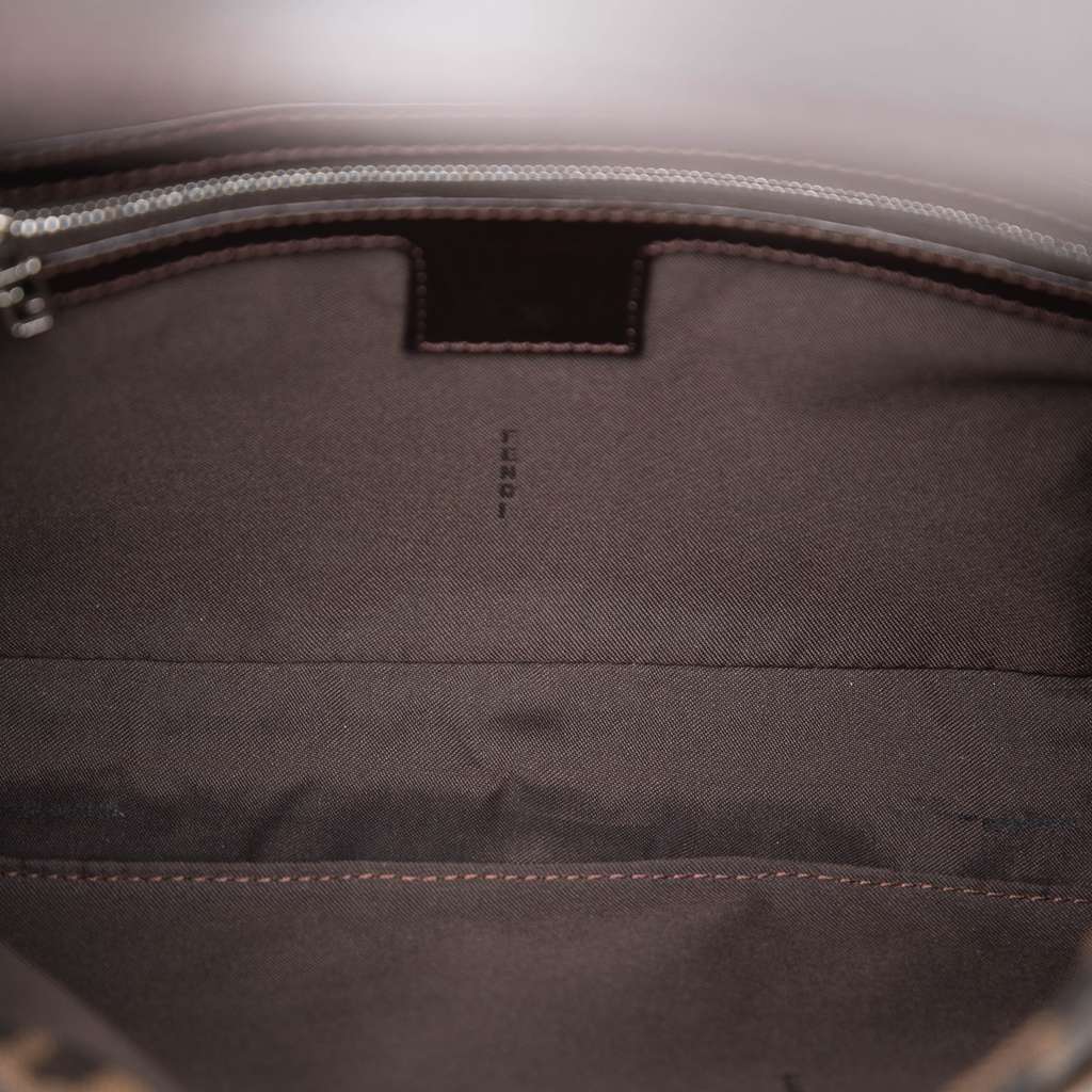 Fendi Zucca Canvas Shoulder Bag - 4
