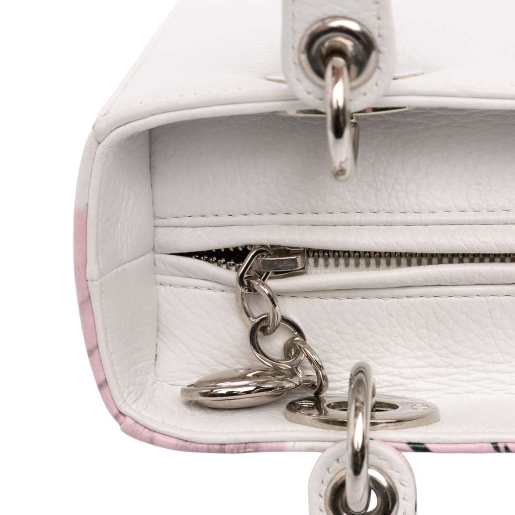 Dior Medium Deerskin Floral Printed Lady Dior - Image 10