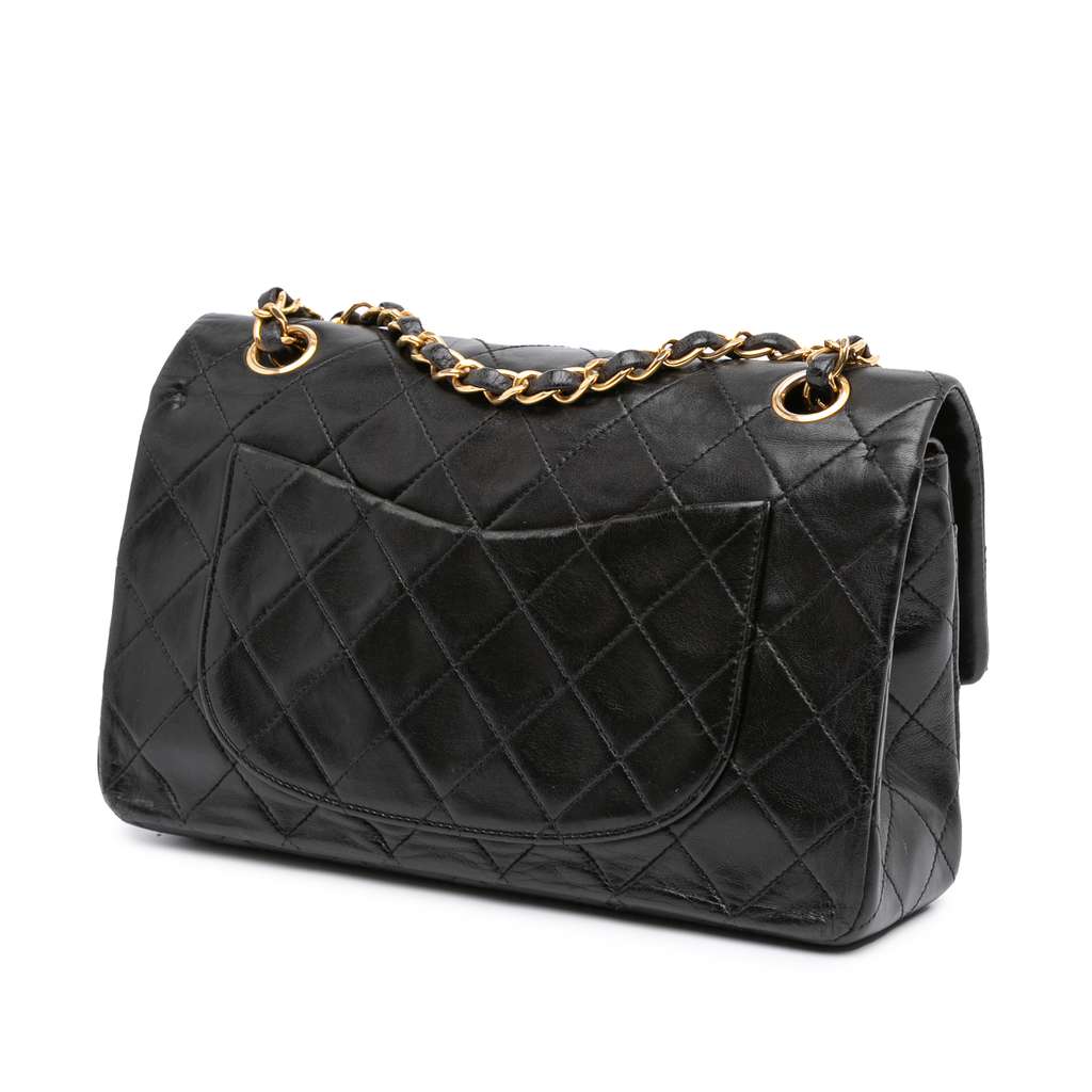 Chanel Small Classic Lambskin Double Flap - Back view