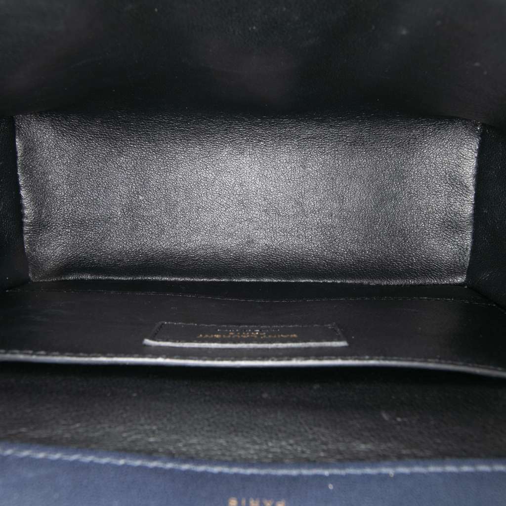 Saint Laurent Medium Lambskin Monogram Vicky Chain Bag - 4