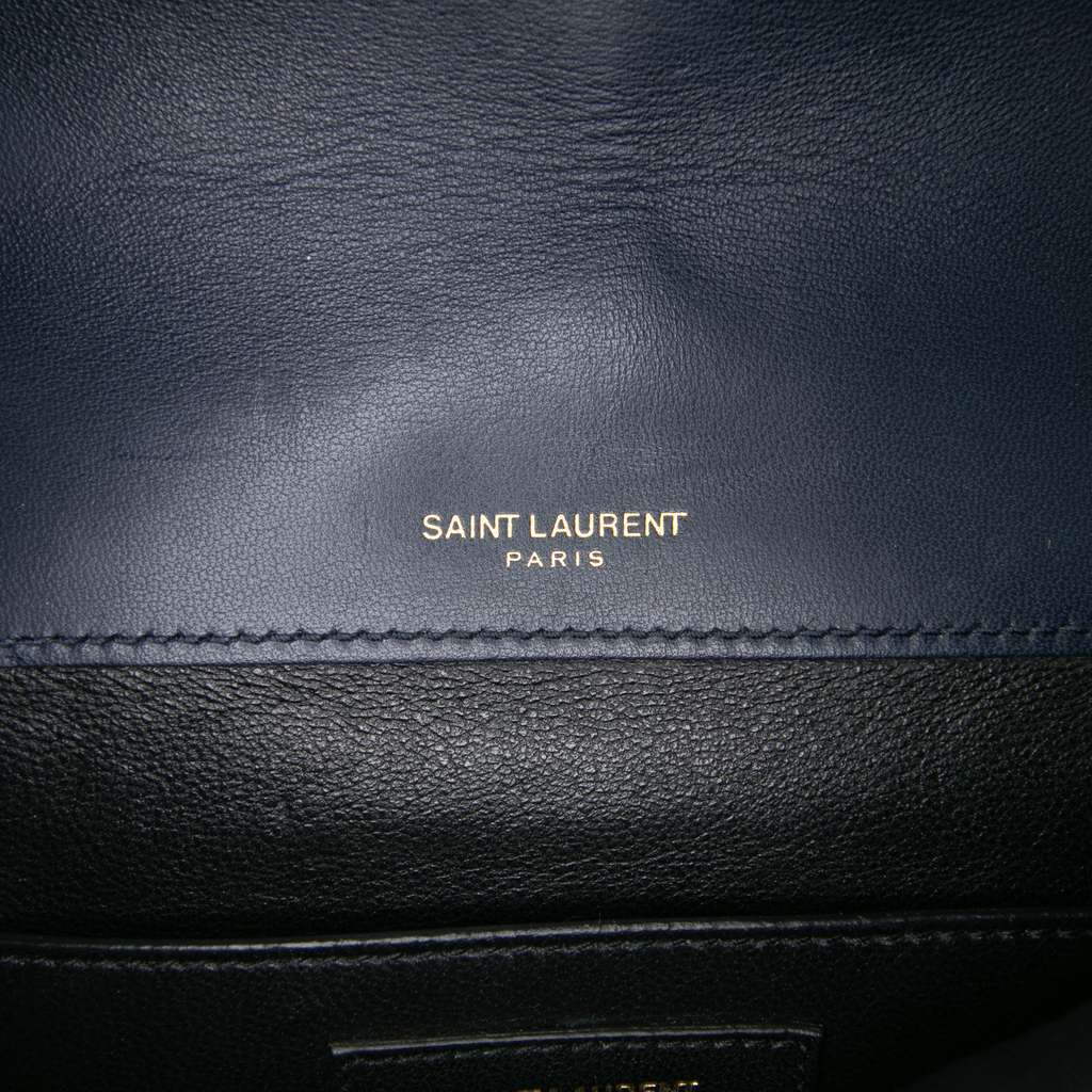 Saint Laurent Medium Lambskin Monogram Vicky Chain Bag - Side view