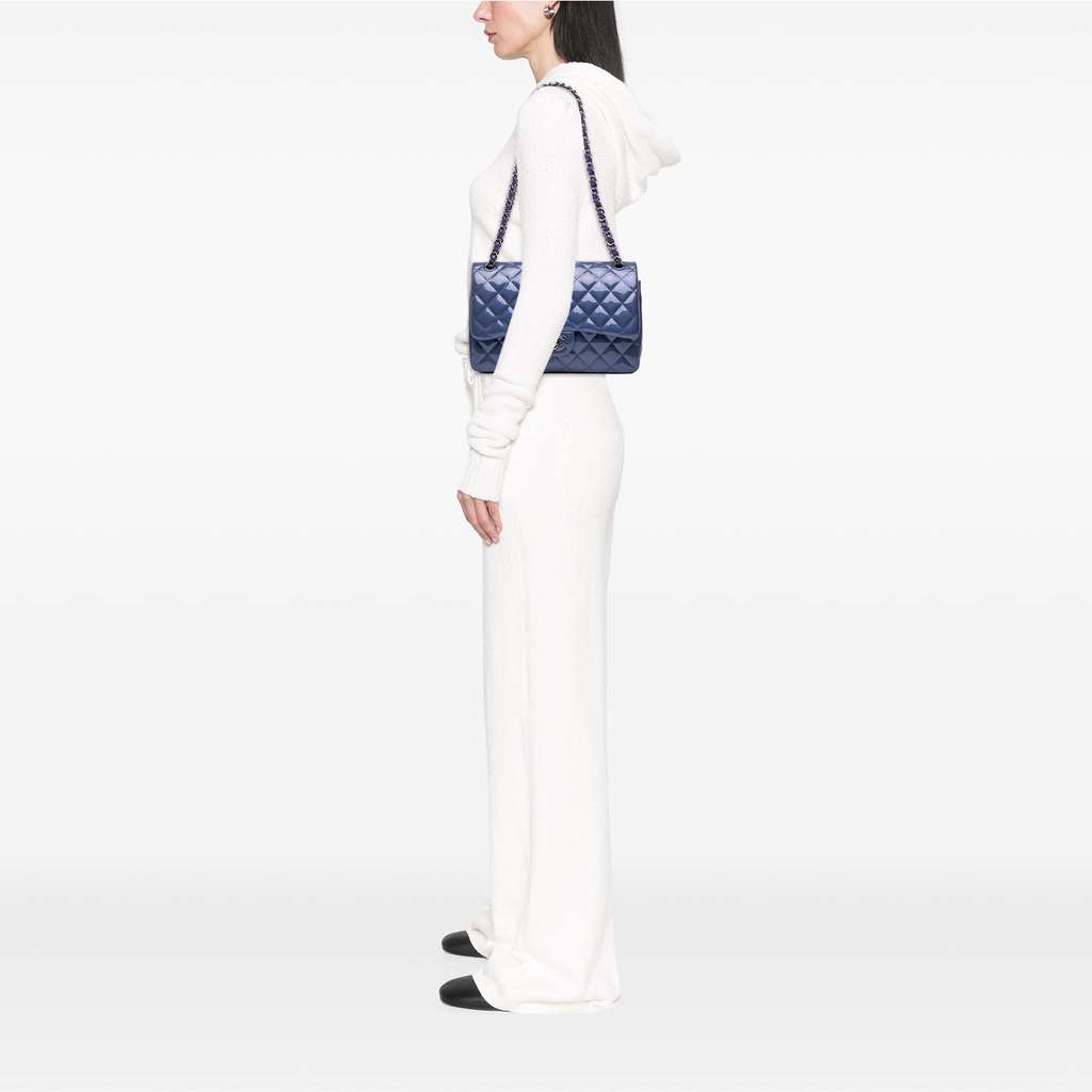 Chanel Jumbo Classic Patent Double Flap - Image 12