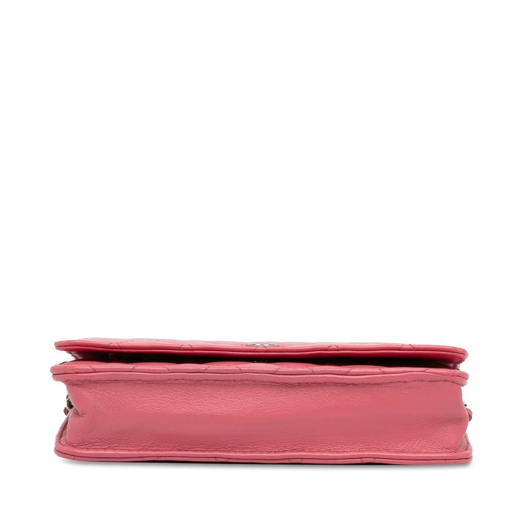 Chanel Classic Lambskin Wallet on Chain - Side view