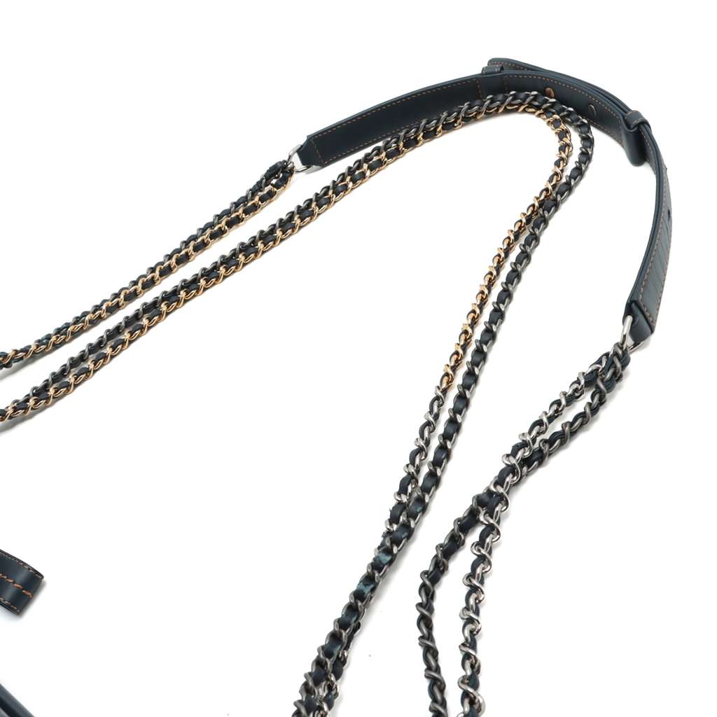 Chanel Large Printed Denim and Calfskin Gabrielle Hobo - Image 12