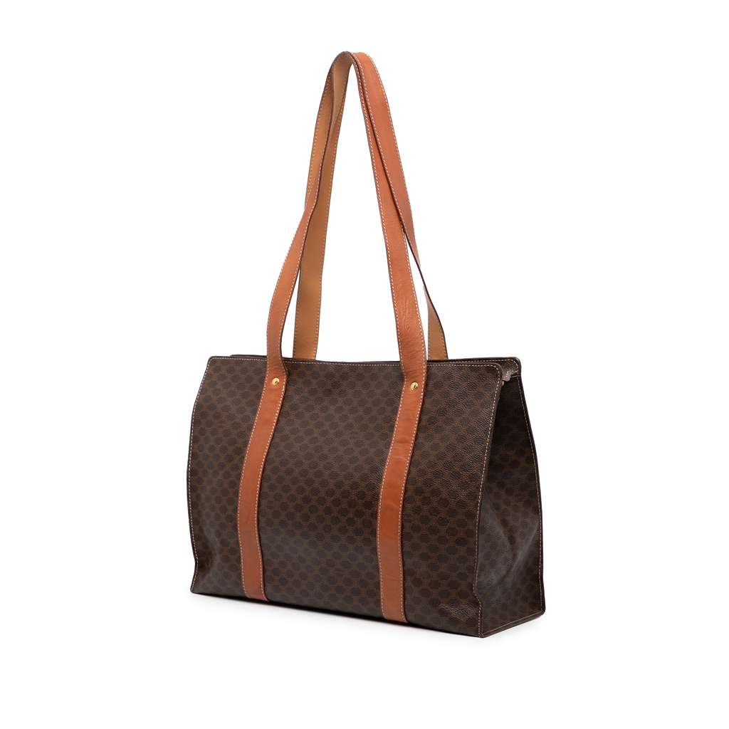 Celine Macadam Coated Canvas Tote - 2