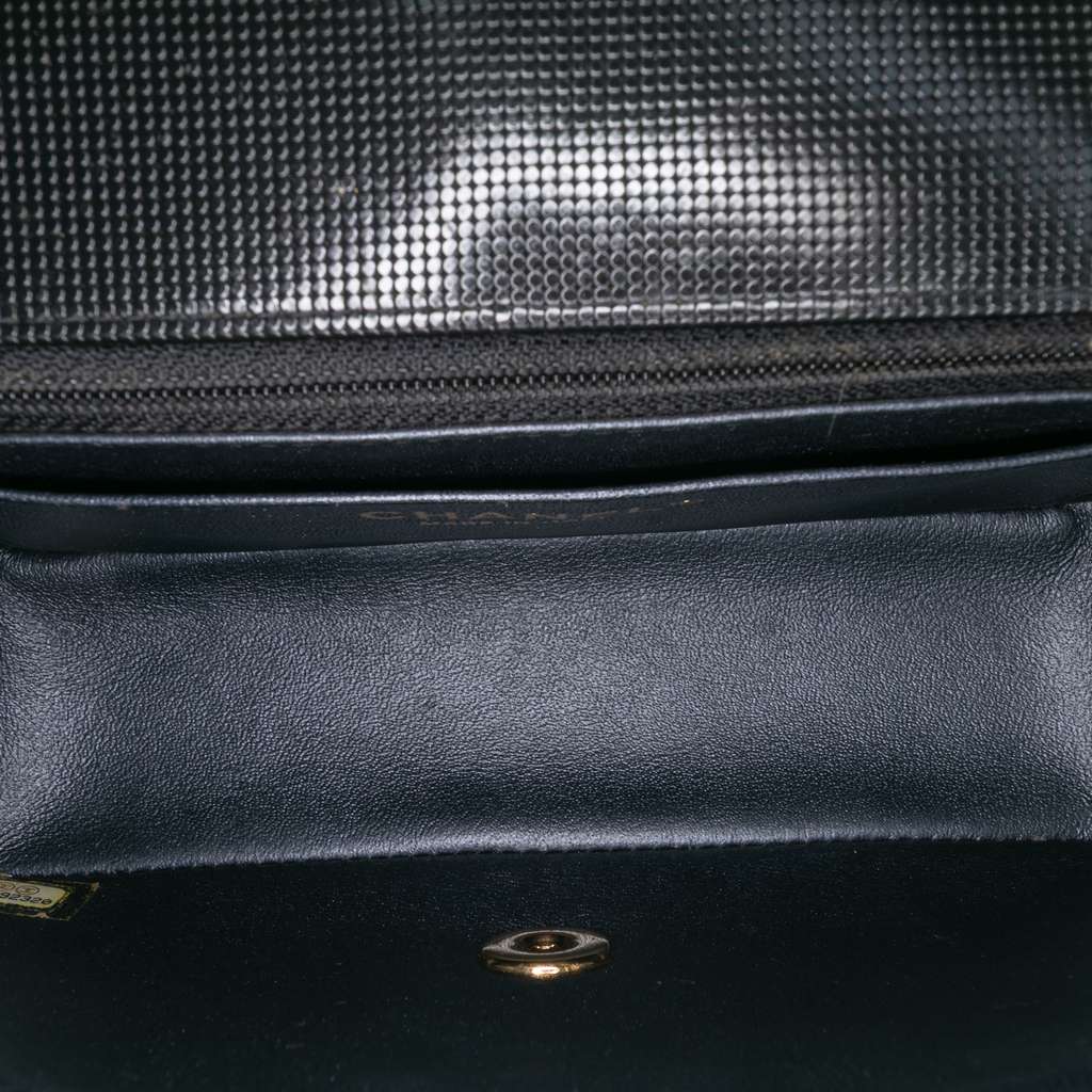 Chanel Mini Rectangular Classic Calfskin Pixel Effect Single Flap - 4