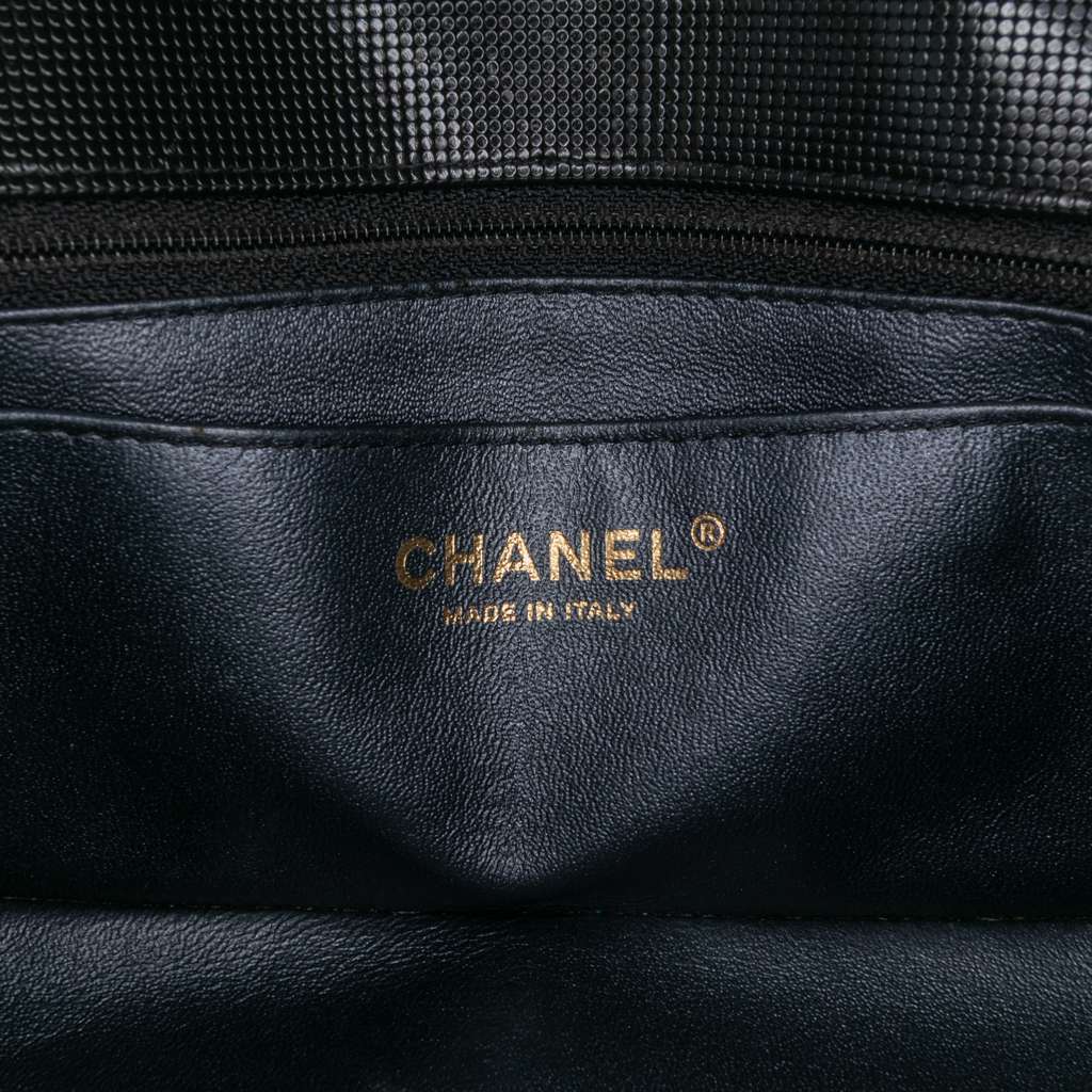 Chanel Mini Rectangular Classic Calfskin Pixel Effect Single Flap - Side view