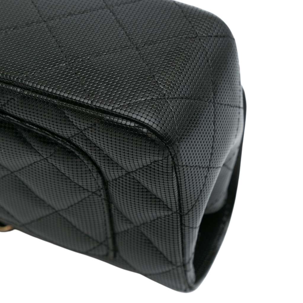 Chanel Mini Rectangular Classic Calfskin Pixel Effect Single Flap - Detail 2