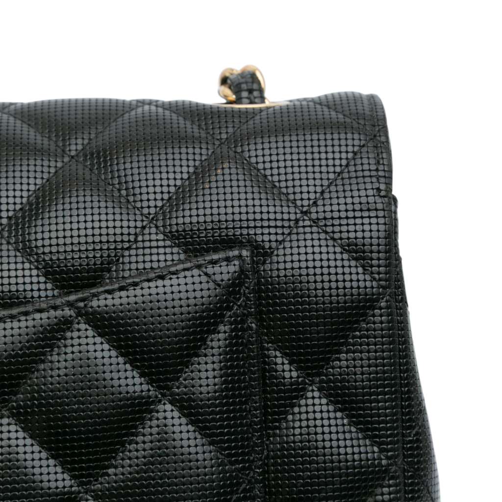 Chanel Mini Rectangular Classic Calfskin Pixel Effect Single Flap - Image 10