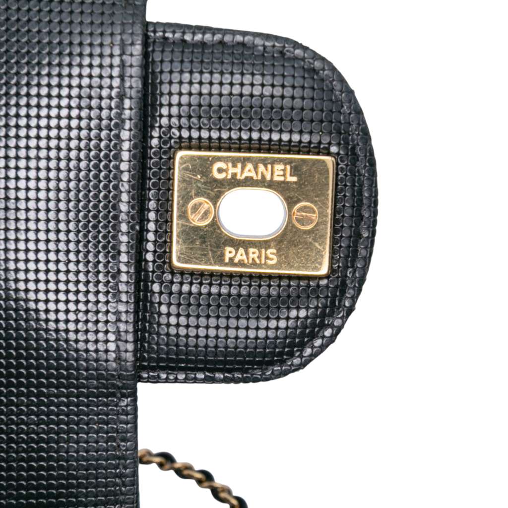 Chanel Mini Rectangular Classic Calfskin Pixel Effect Single Flap - Image 11