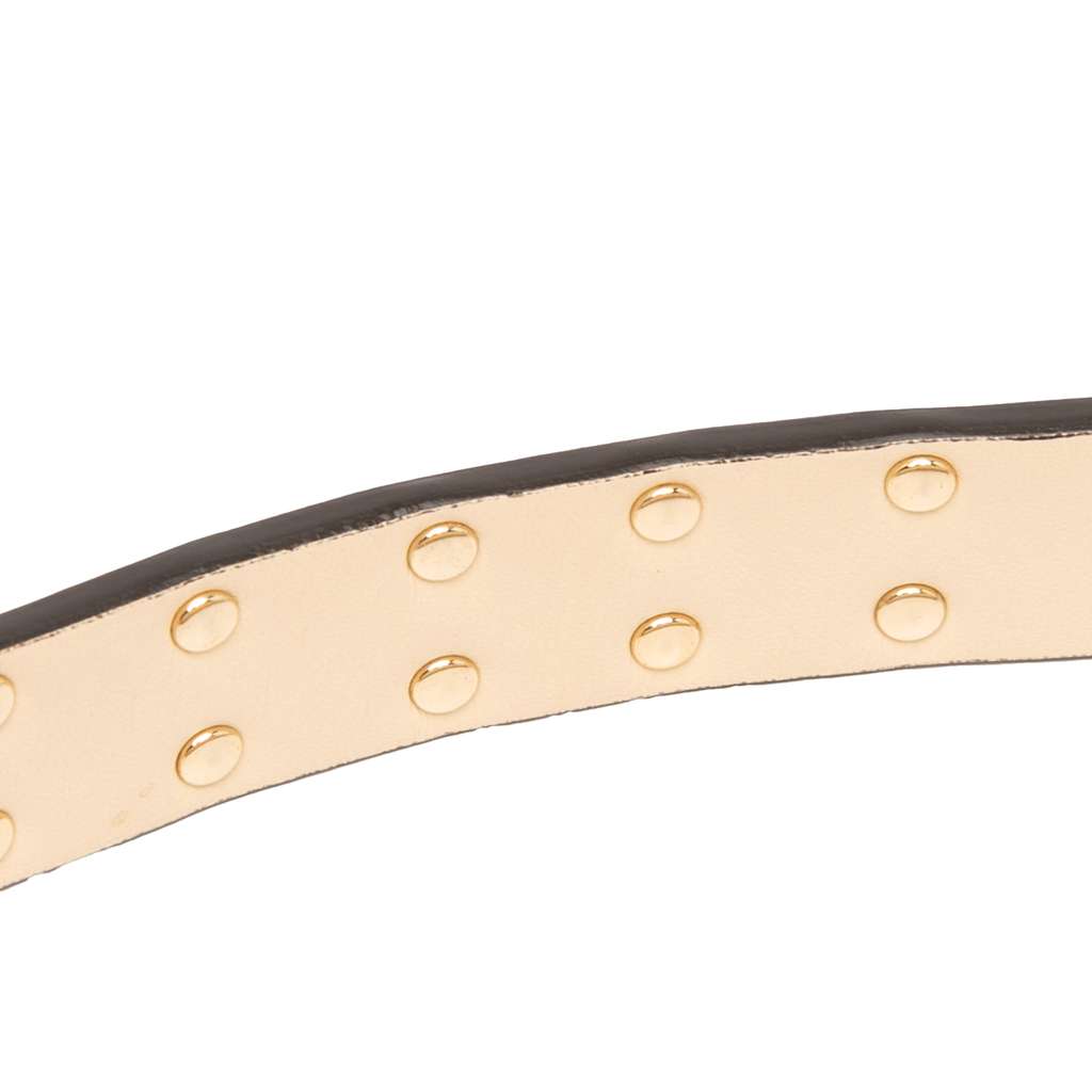 Fendi Leather Metal Stitch Baguette Satchel - Image 12