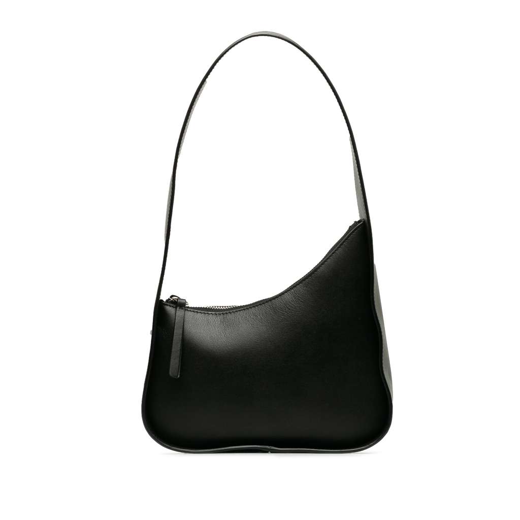 The Row Leather Half Moon Shoulder Bag