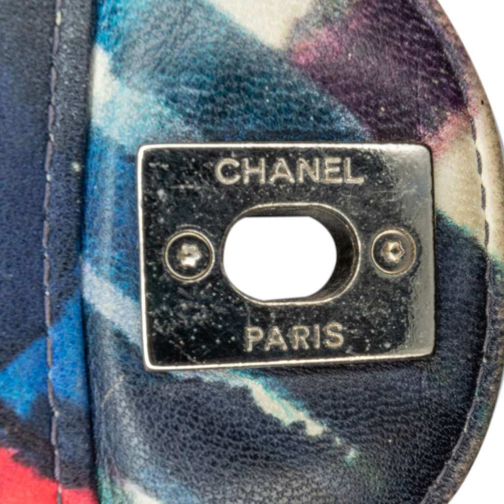 Chanel Mini Square Classic Airlines Printed Lambskin Single Flap - Image 10