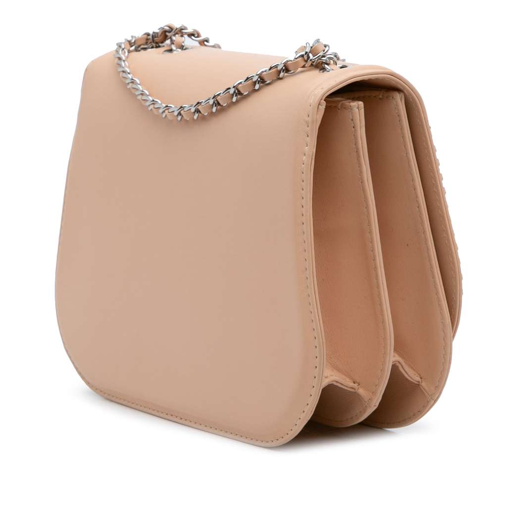 Chanel Small Calfskin Braided Chic Flap - Back view