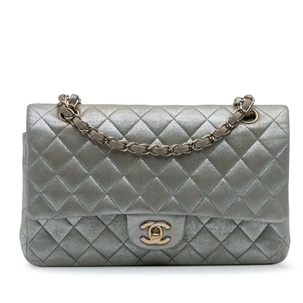Chanel Medium Classic Iridescent Calfskin Double Flap
