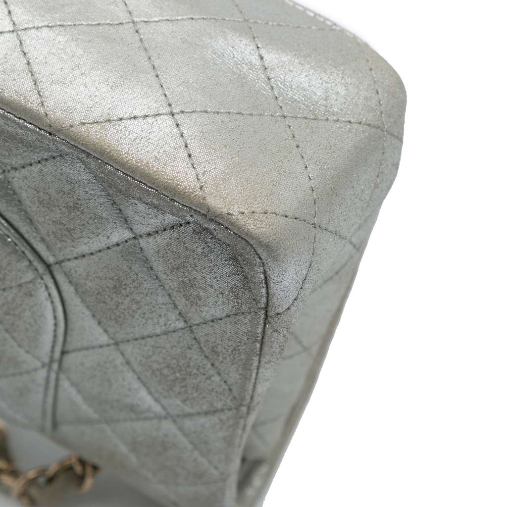 Chanel Medium Classic Iridescent Calfskin Double Flap - Image 14