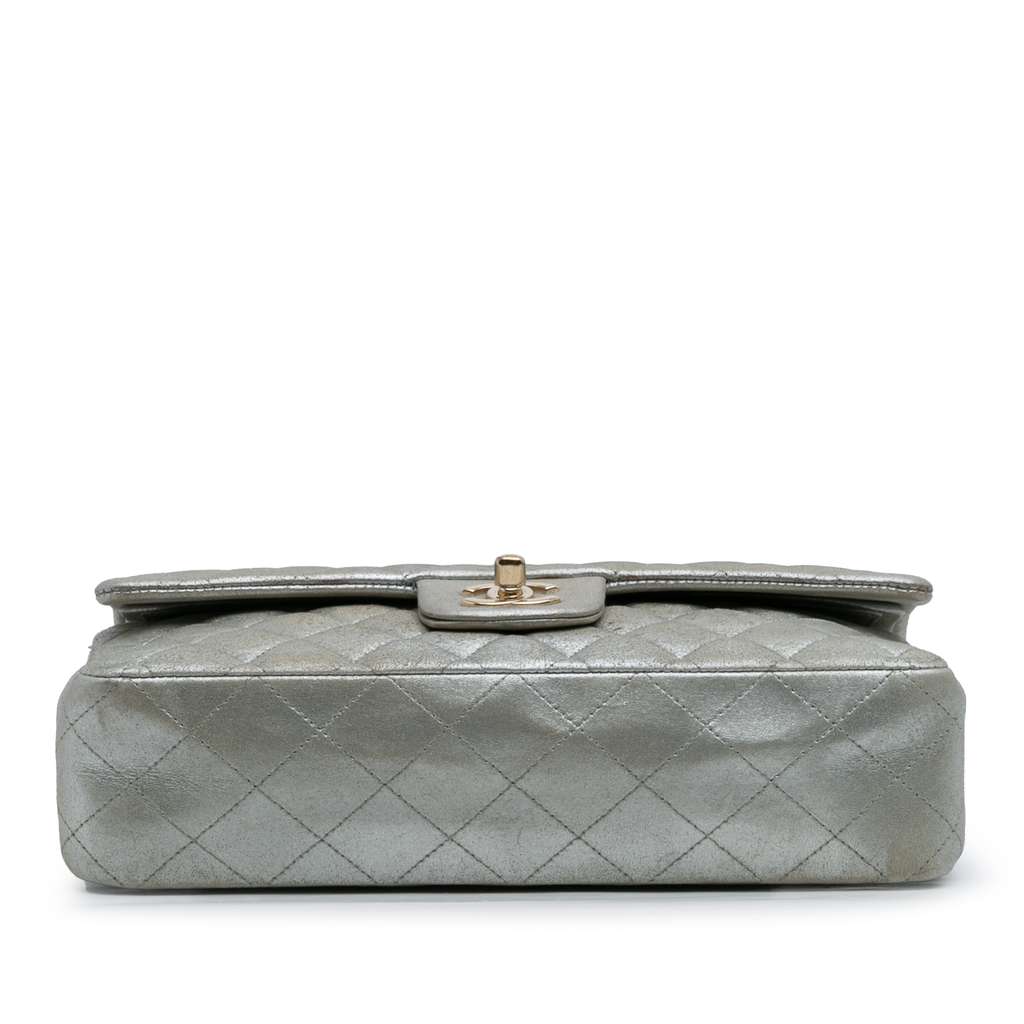 Chanel Medium Classic Iridescent Calfskin Double Flap - Image 6