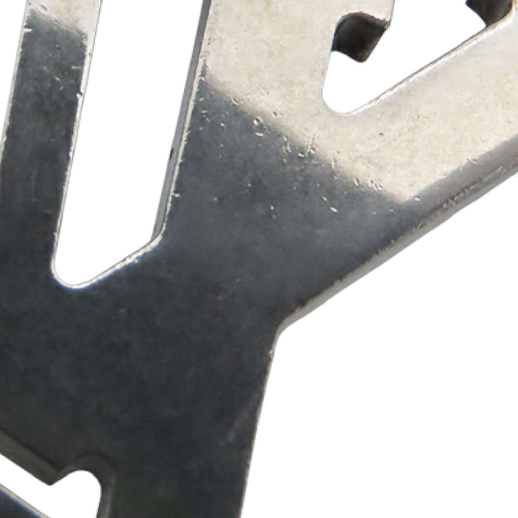 Louis Vuitton Silver Plated and Resin LV Initiales Pendant Necklace - Side view