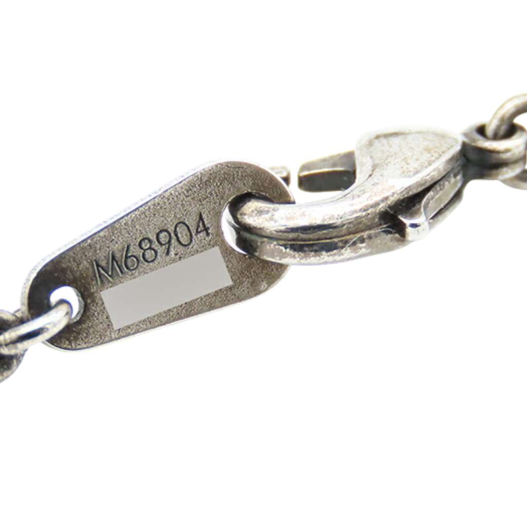 Louis Vuitton Silver Plated and Resin LV Initiales Pendant Necklace - Image 10