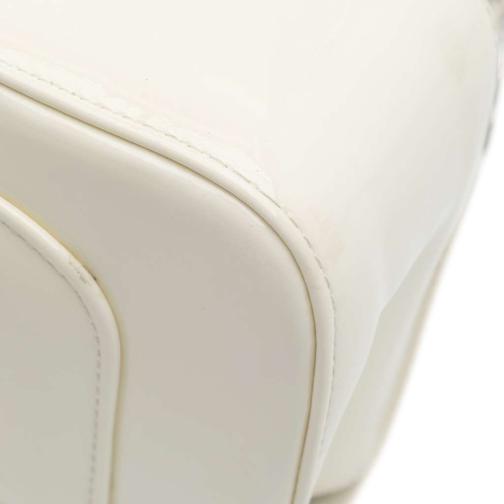 Chanel Small Patent Camellia Single Flap - Image 11