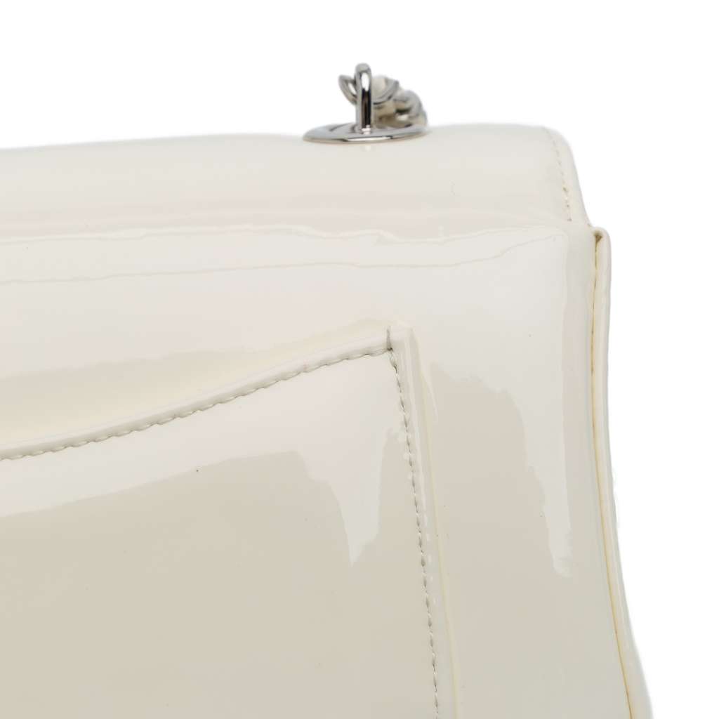 Chanel Small Patent Camellia Single Flap - Image 12