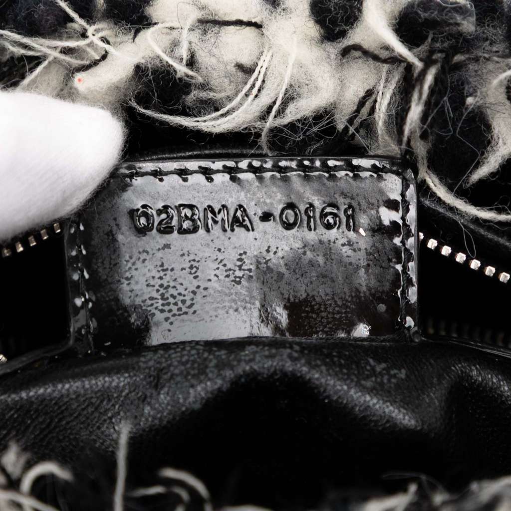 Dior Medium Tweed Cannage Fringe Lady Dior - Detail 1
