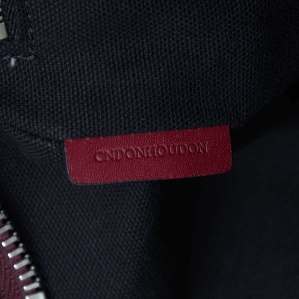 Burberry Leather and Mega Check Canvas Harcourt Satchel - Detail 2