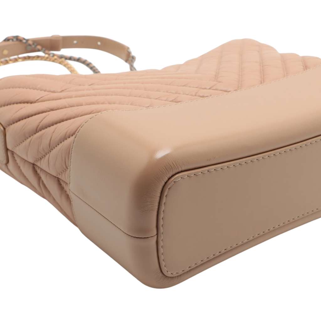 Chanel Medium Chevron Aged Calfskin Gabrielle Hobo - Image 10